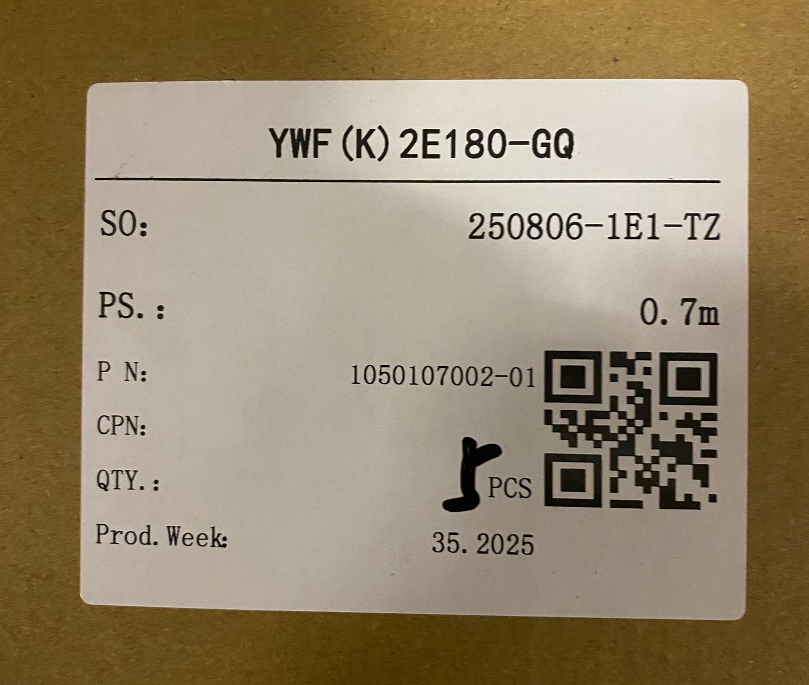 YWF(K)2E180-GQ-3