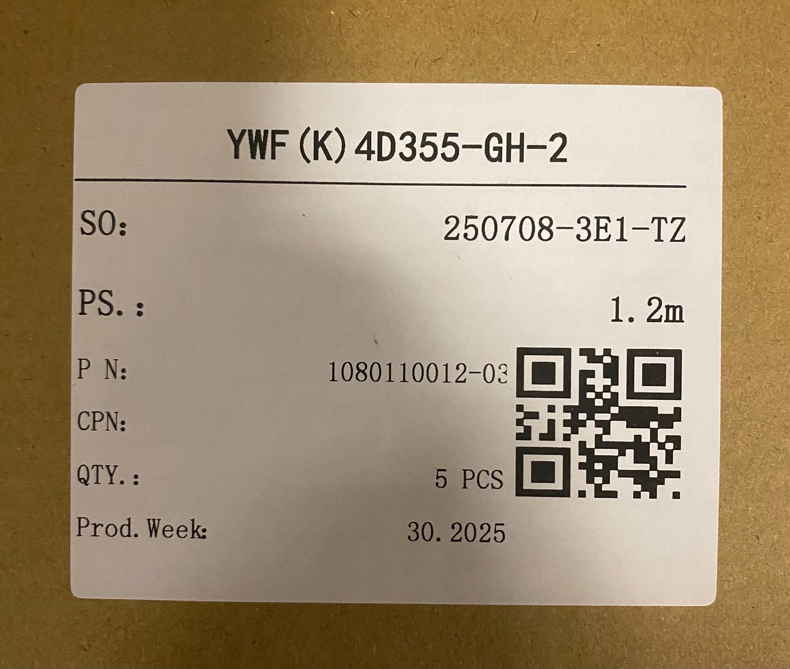 YWF(K)4D355-GH-2-2