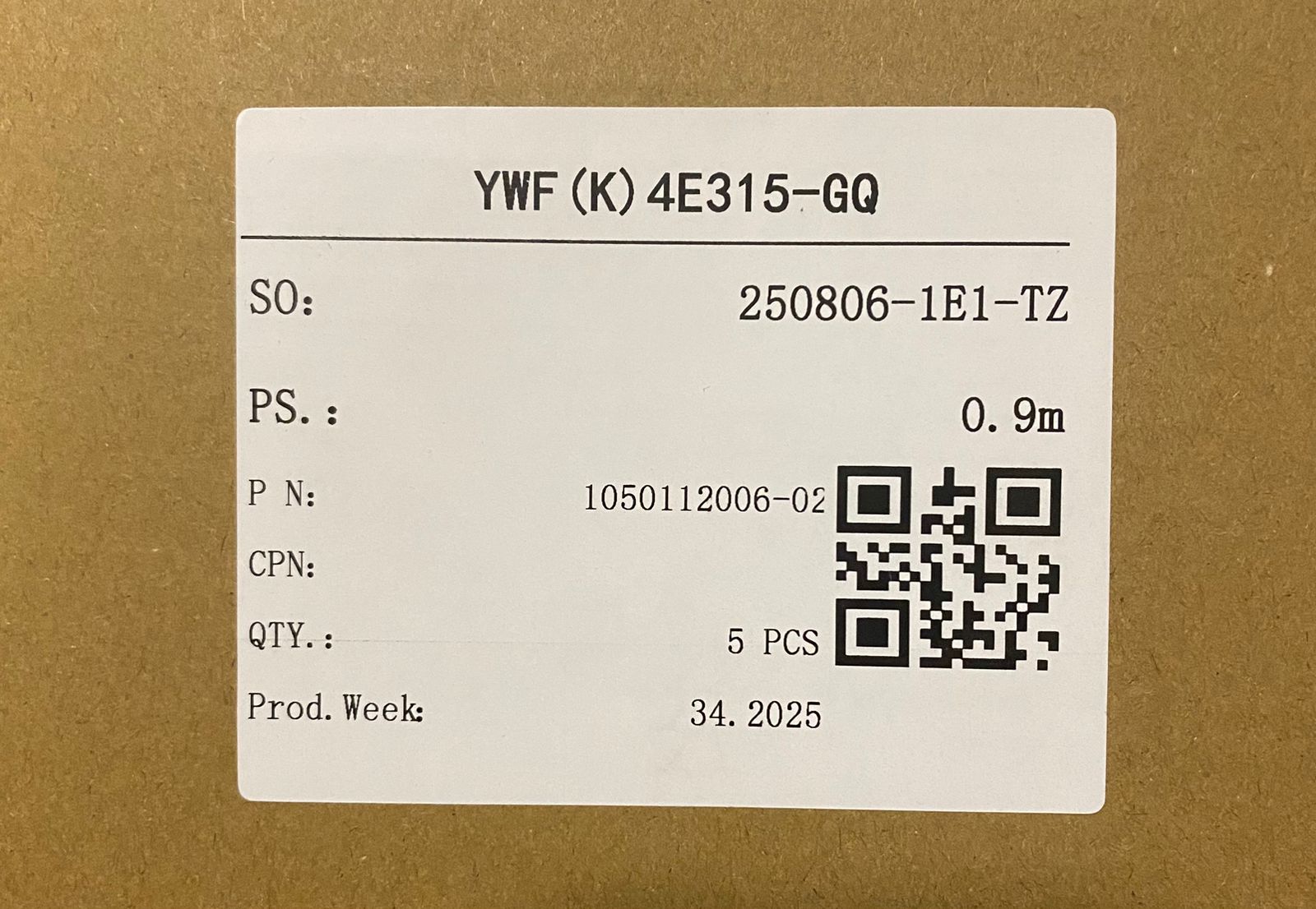 YWF(K)4E315-GQ-2